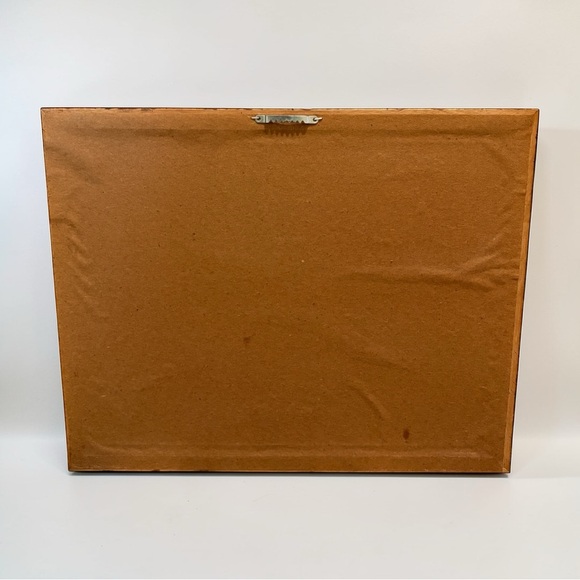 Vintage Charles Humphrey Me & My House Serve the Lord Collage Print Framed 20x16 - Picture 5 of 11